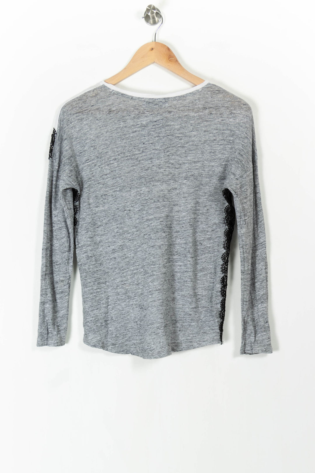 Tunique Grise et Noire - Taille S/36 de la marque Sandro | PARAD106122 - Vendu par Paradigme - Image 4