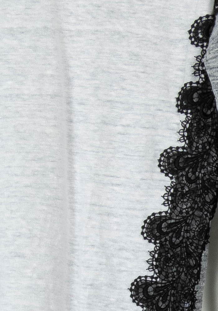 Tunique Grise et Noire - Taille S/36 de la marque Sandro | PARAD106122 - Vendu par Paradigme - Image 3