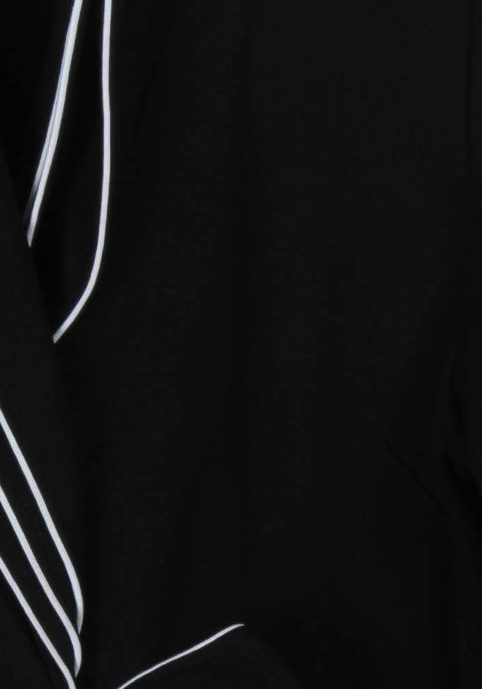 Robe Midi Noire et Blanche - Taille XXXL/46 de la marque Indies | PARAD106125 - Vendu par Paradigme - Image 3