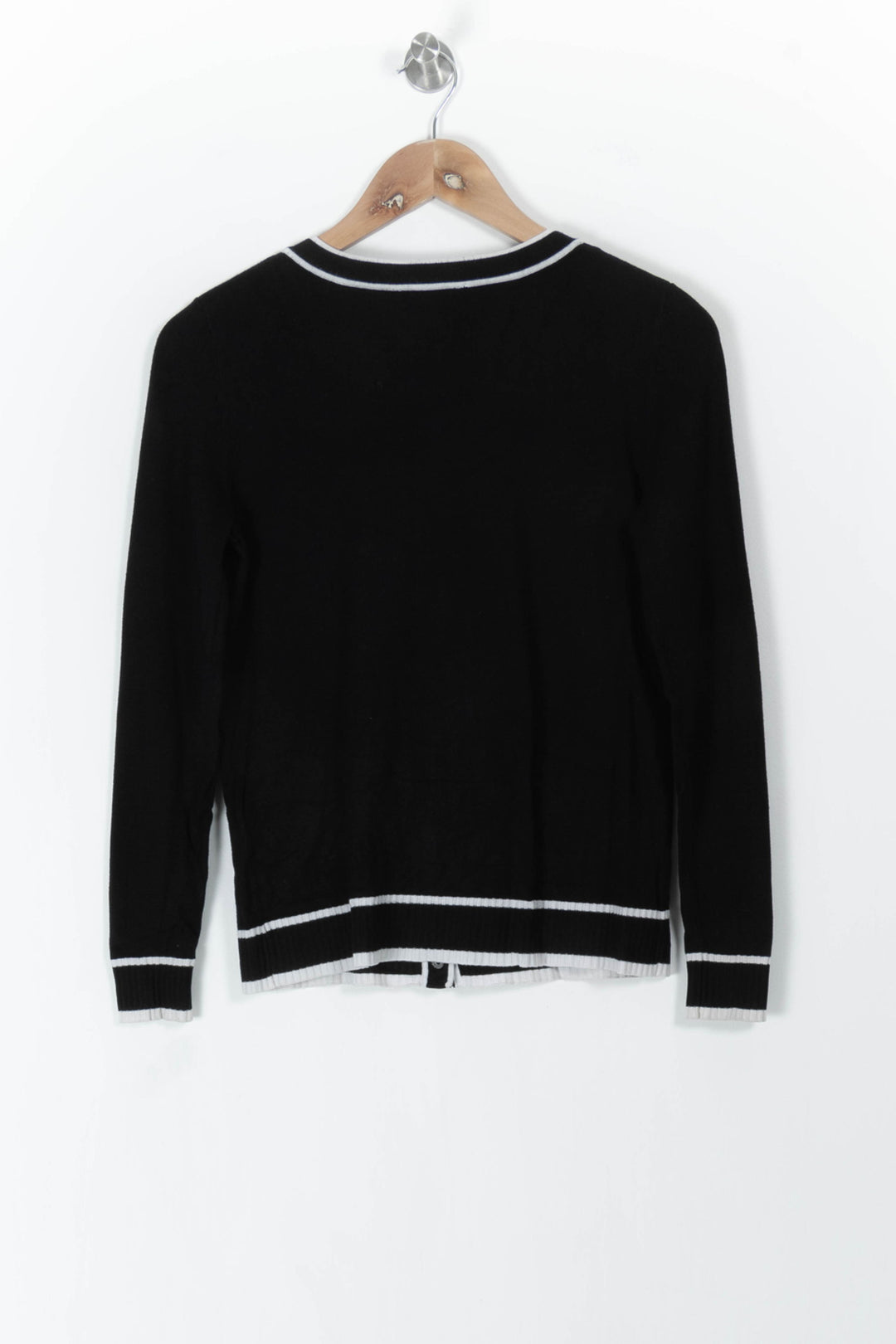 Cardigan Noir et Blanc - Taille S/36 de la marque Maison 123 | PARAD106128 - Vendu par Paradigme - Image 4