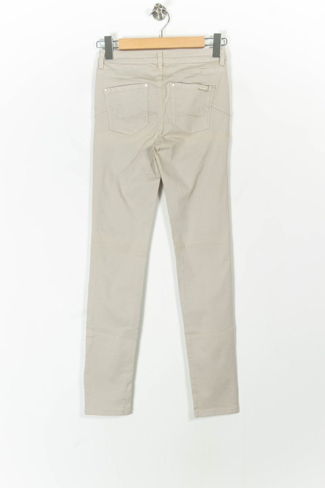 Jean Beige - Taille S/36 de la marque Sud express | PARAD106132 - Vendu par Paradigme - Image 4