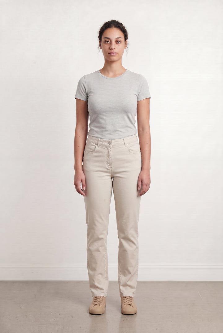 Jean Beige - Taille XL/42 de la marque Caroll | PARAD106138 - Vendu par Paradigme - Image 1