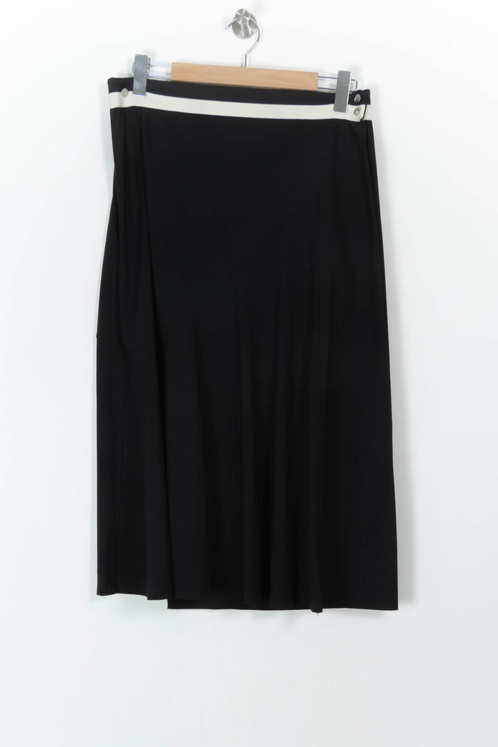 Jupe Longue Noire et Blanche - Taille XXL/44 de la marque Indies | PARAD106143 - Vendu par Paradigme - Image 2