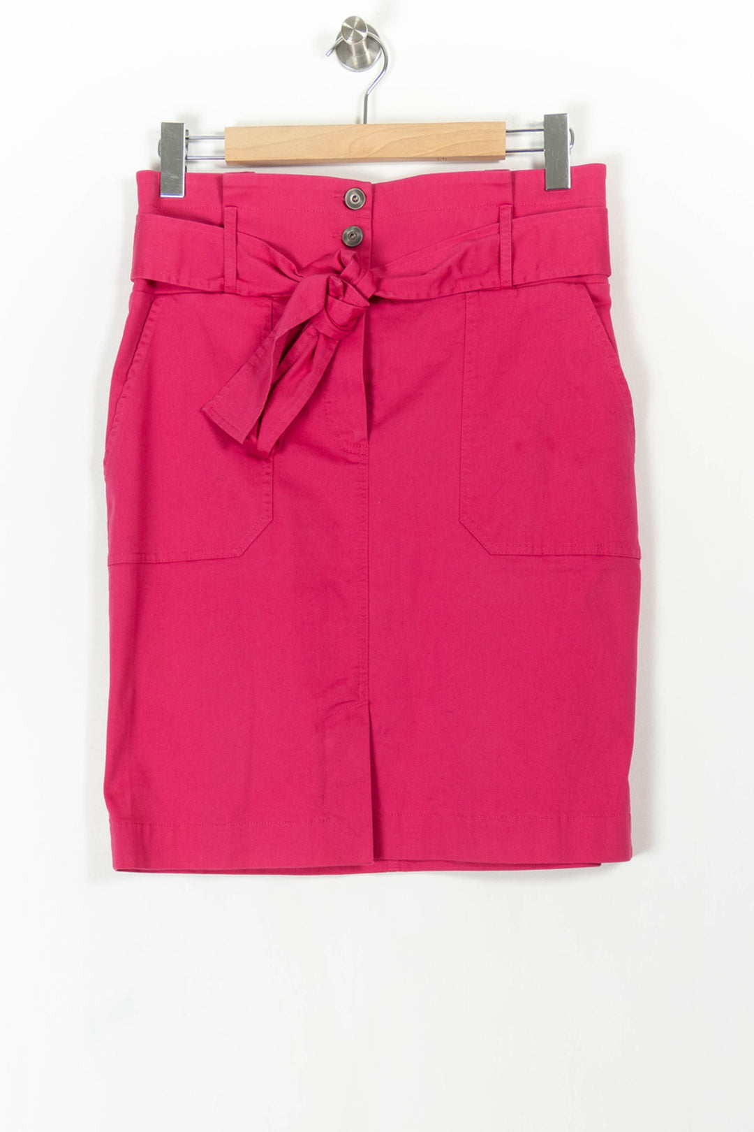 Jupe Ceinturée Rose - Taille XL/42 de la marque Indies | PARAD106145 - Vendu par Paradigme - Image 2