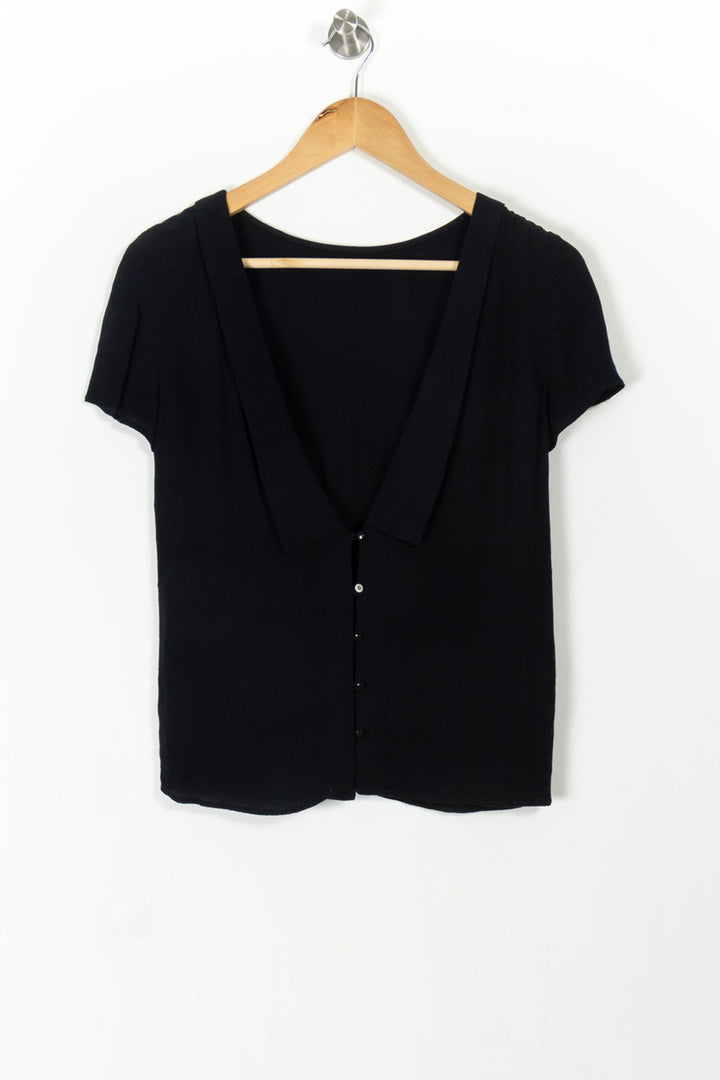 T-shirt Noir - Taille XS/34 de la marque Des petits hauts | PARAD106147 - Vendu par Paradigme - Image 4