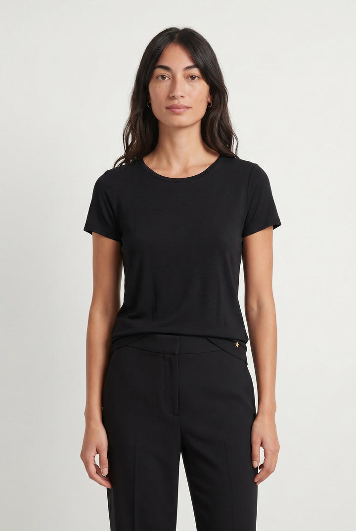 T-shirt Noir - Taille XS/34 de la marque Des petits hauts | PARAD106147 - Vendu par Paradigme - Image 1