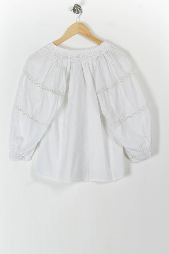Blouse Blanche - Taille XS/34 de la marque Des petits hauts | PARAD106149 - Vendu par Paradigme - Image 4
