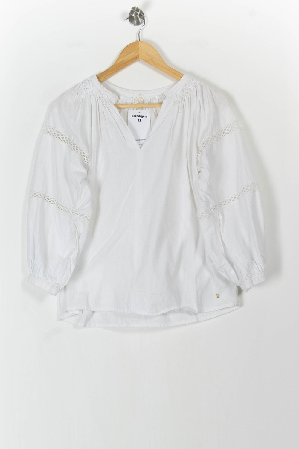 Blouse Blanche - Taille XS/34 de la marque Des petits hauts | PARAD106149 - Vendu par Paradigme - Image 2