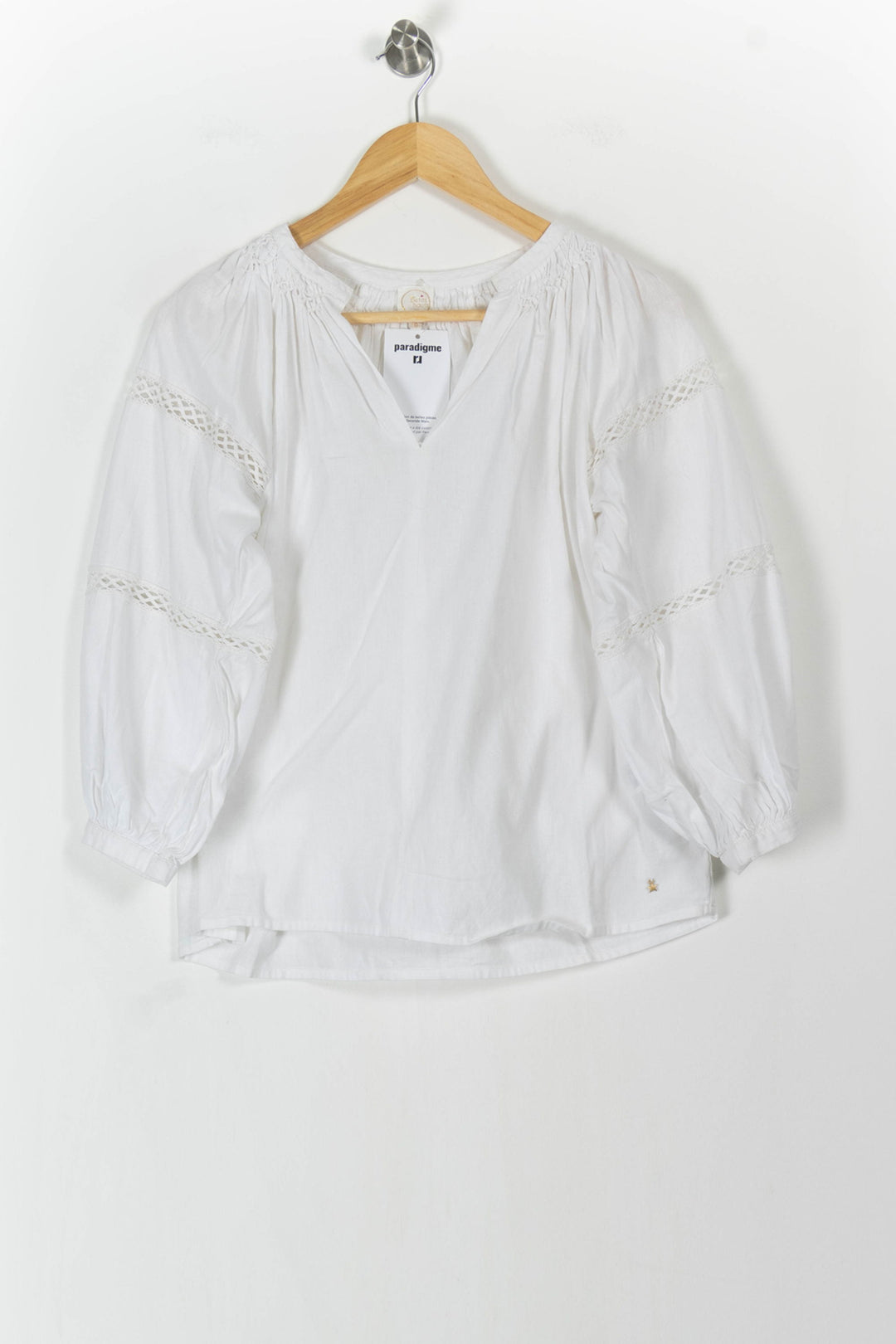 Blouse Blanche - Taille XS/34 de la marque Des petits hauts | PARAD106149 - Vendu par Paradigme - Image 2
