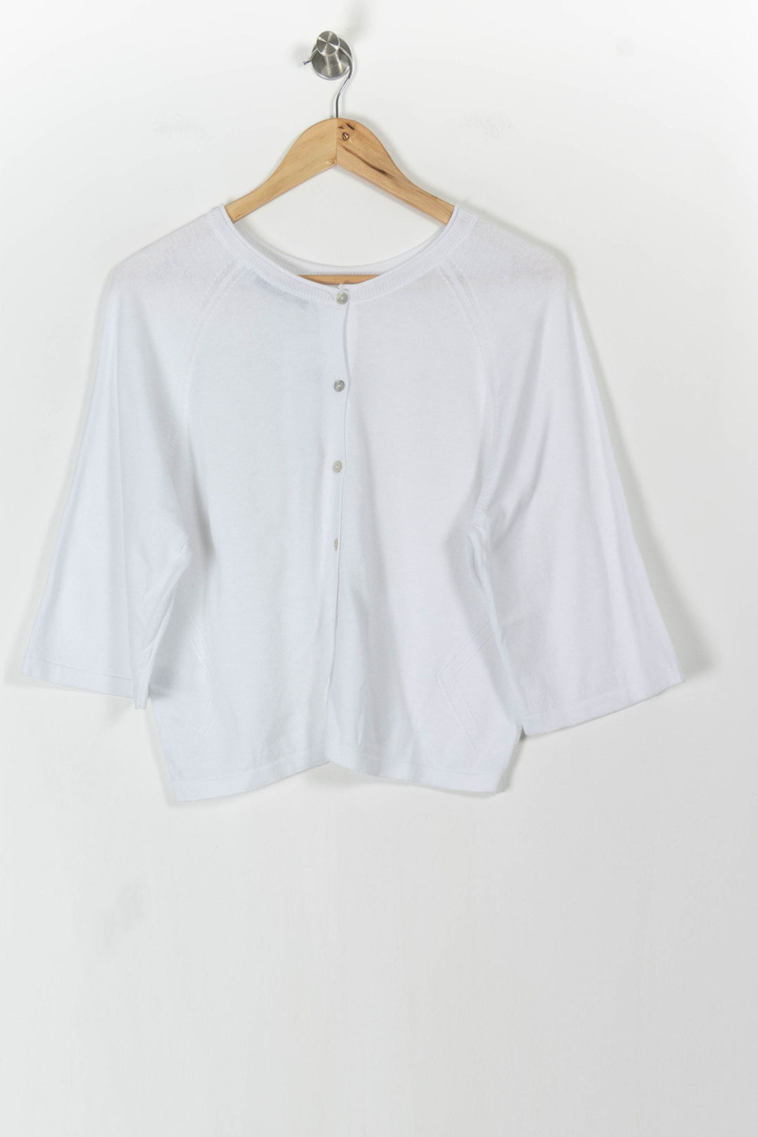Gilet Blanc - Taille XS/34 de la marque La Fée Maraboutée | PARAD106152 - Vendu par Paradigme - Image 4
