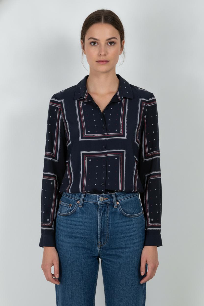 Chemise Bleue - Taille L/40 de la marque Indies | PARAD106156 - Vendu par Paradigme - Image 1