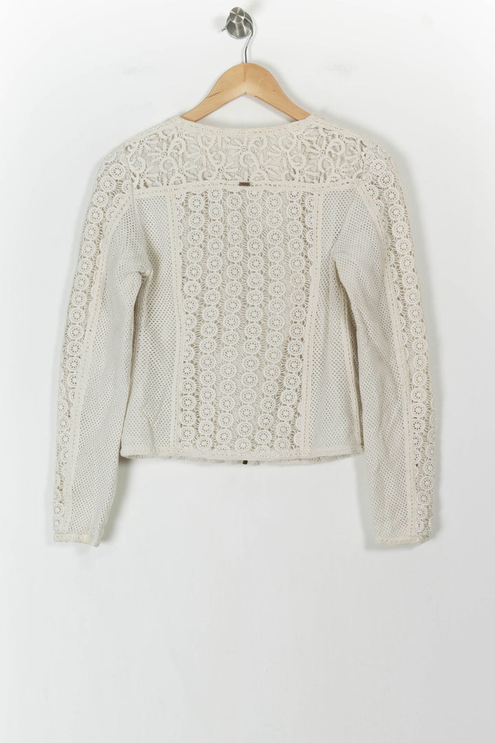 Veste Dentelle Beige - Taille M/38 de la marque IKKS | PARAD106158 - Vendu par Paradigme - Image 4