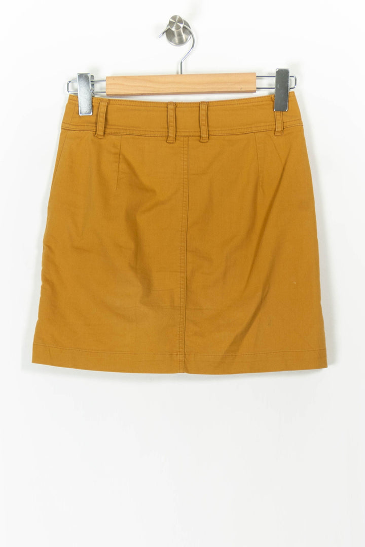 Jupe Courte Jaune - Taille S/36 de la marque Sessùn | PARAD106162 - Vendu par Paradigme - Image 4