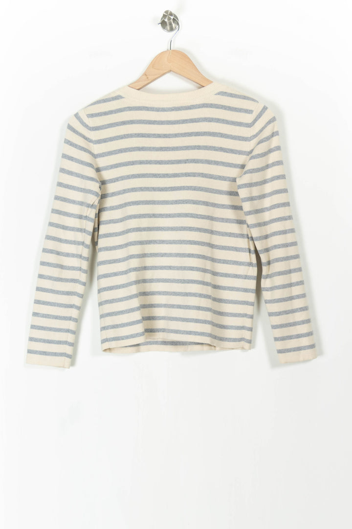 Marinière Beige et Grise - Taille S/36 de la marque Sessùn | PARAD106163 - Vendu par Paradigme - Image 4