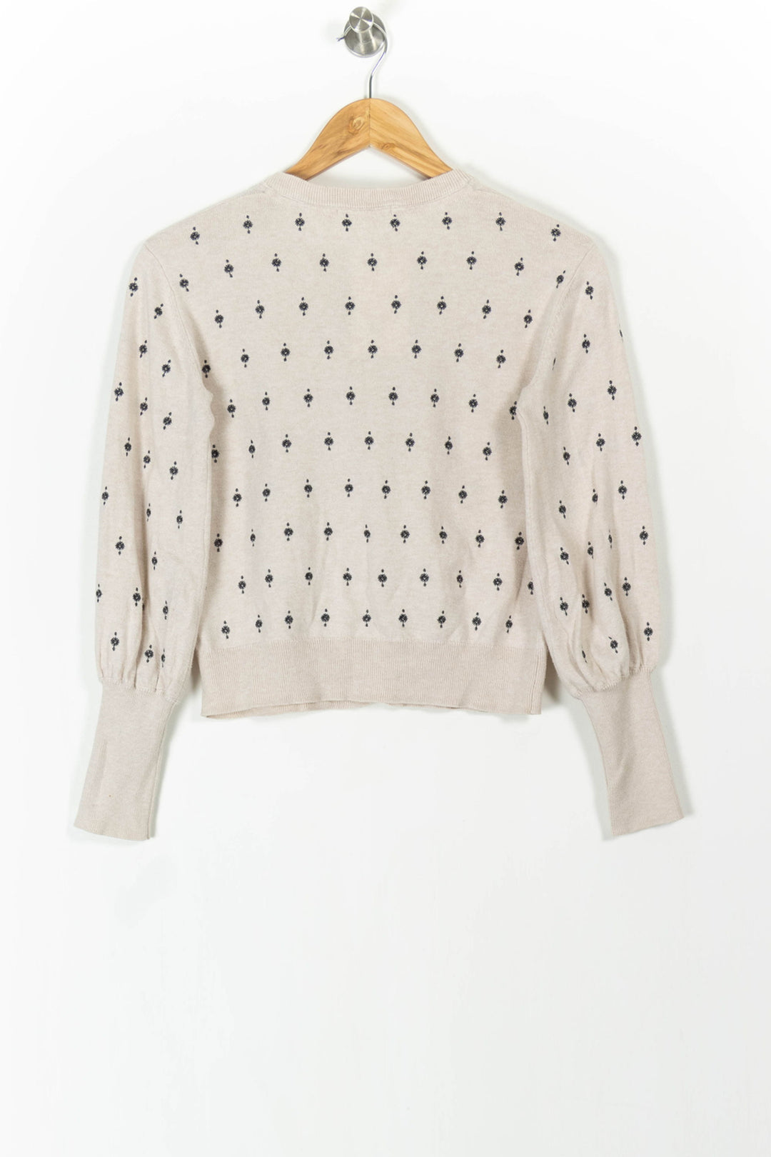 Cardigan Beige et Noir - Taille S/36 de la marque Sessùn | PARAD106170 - Vendu par Paradigme - Image 4
