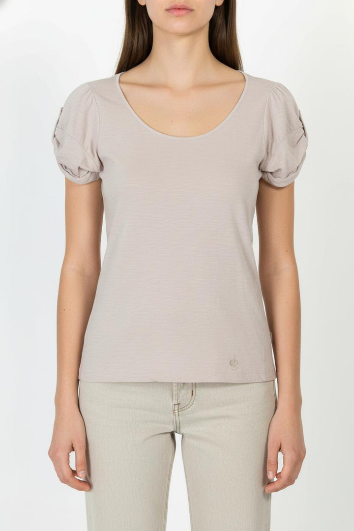 Tee-shirt Beige - Taille XS/34 de la marque One Step | PARAD106171 - Vendu par Paradigme - Image 1