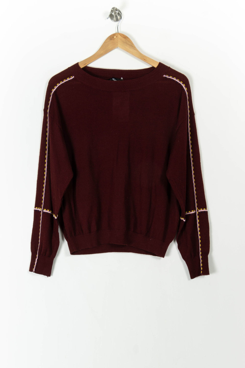 Pull Bordeaux - Taille S/36 de la marque Kookai | PARAD106176 - Vendu par Paradigme - Image 2
