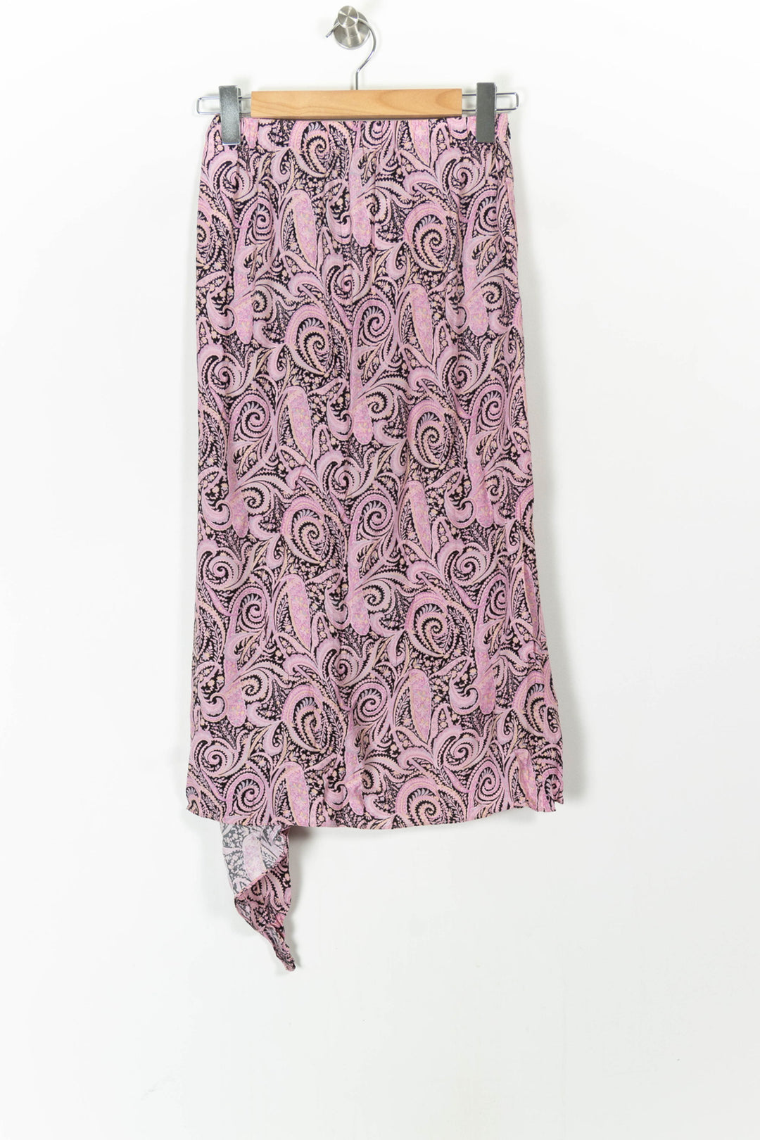 Jupe Longue Rose et Noire - Taille S/36 de la marque Maje | PARAD106178 - Vendu par Paradigme - Image 4