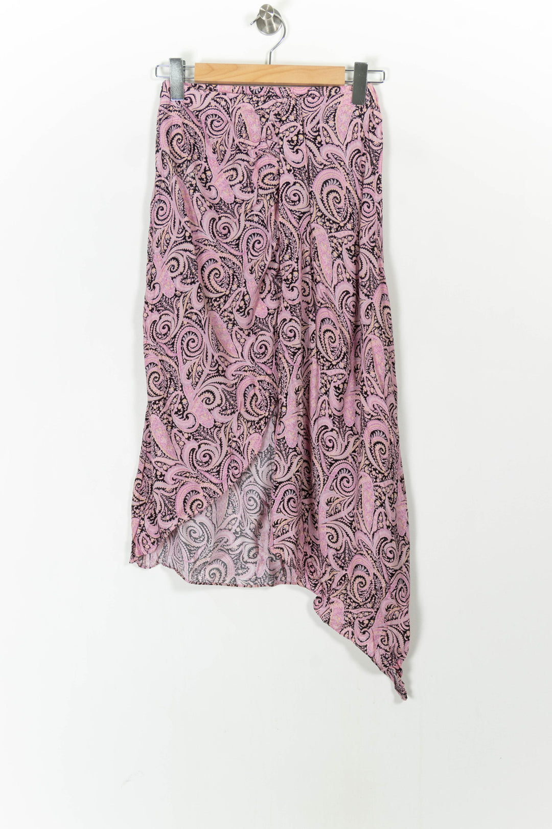 Jupe Longue Rose et Noire - Taille S/36 de la marque Maje | PARAD106178 - Vendu par Paradigme - Image 2