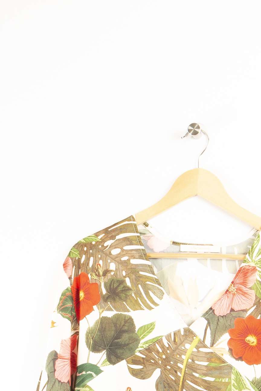 Robe tropicale - S/36