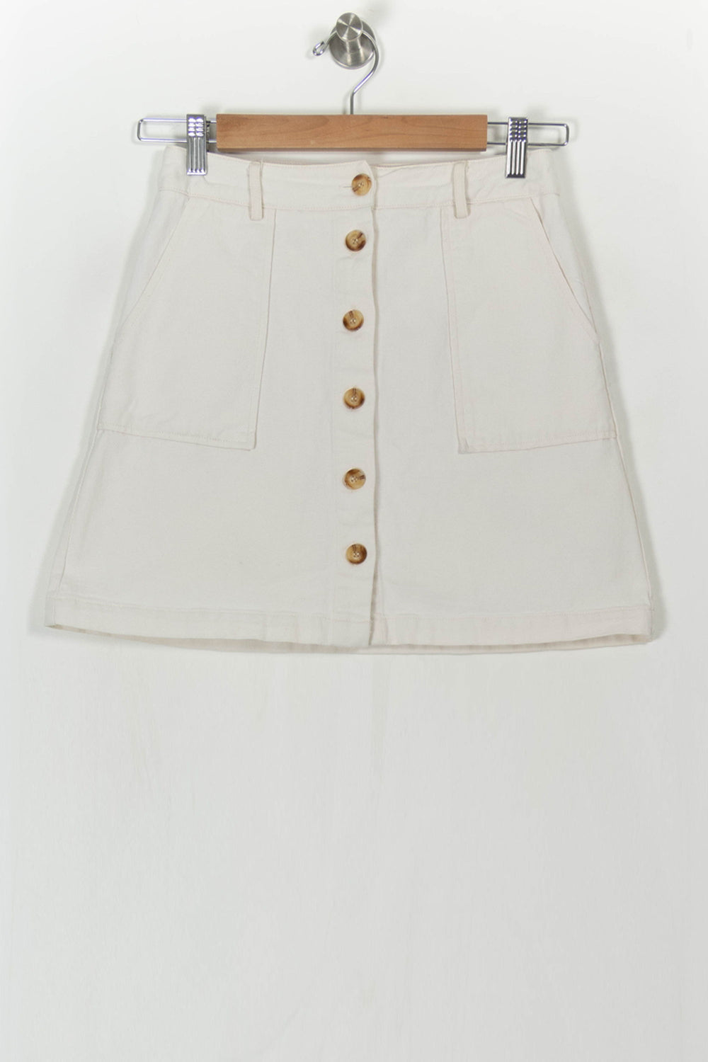Jupe Boutonnée Beige - Taille S/36 de la marque Grace & Mila | PARAD106182 - Vendu par Paradigme - Image 2
