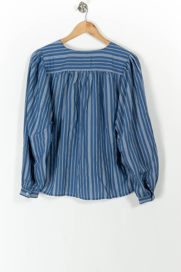 Blouse Bleu et Blanc - Taille XL/42 de la marque La Fée Maraboutée | PARAD106188 - Vendu par Paradigme - Image 4