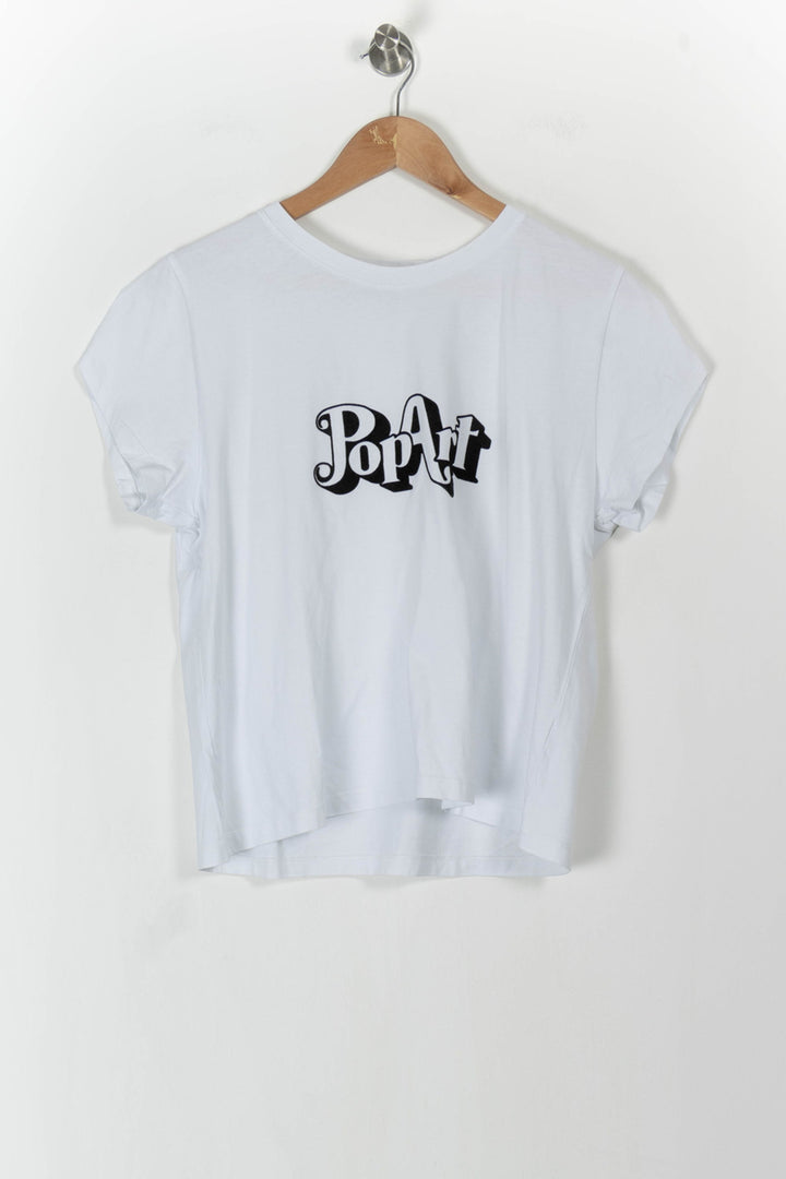 Tee-shirt Blanc - Taille XL/42 de la marque La Fée Maraboutée | PARAD106192 - Vendu par Paradigme - Image 2
