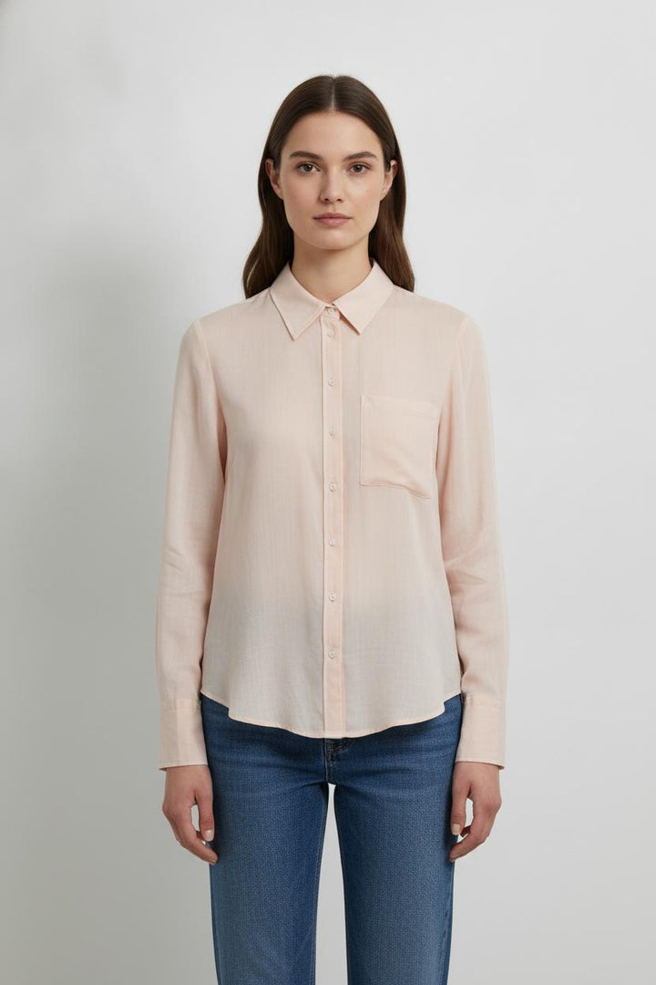 Chemise Rose - Taille M/38 de la marque IKKS | PARAD106194 - Vendu par Paradigme - Image 1