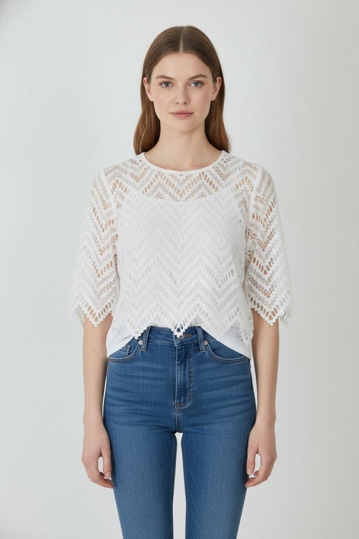 Blouse Blanche - Taille L/40 de la marque Maje | PARAD106202 - Vendu par Paradigme - Image 1