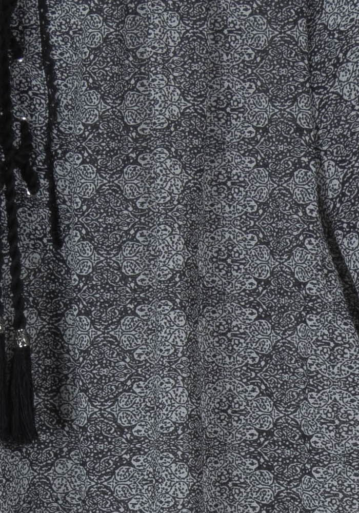 Blouse Grise et Noire - Taille M/38 de la marque The Kooples | PARAD106203 - Vendu par Paradigme - Image 3