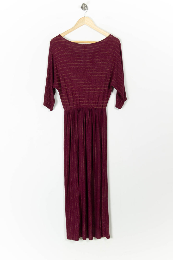 Robe Longue Bordeaux - Taille S/36 de la marque Des petits hauts | PARAD106205 - Vendu par Paradigme - Image 4