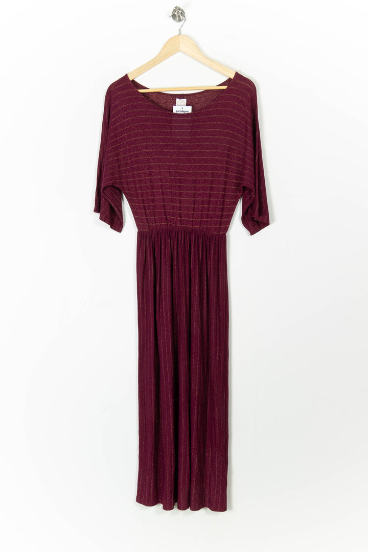 Robe Longue Bordeaux - Taille S/36 de la marque Des petits hauts | PARAD106205 - Vendu par Paradigme - Image 2
