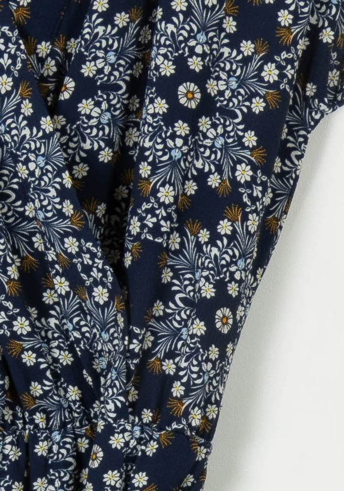 Robe Portefeuille Bleu et Blanc - Taille S/36 de la marque Kookai | PARAD106206 - Vendu par Paradigme - Image 3