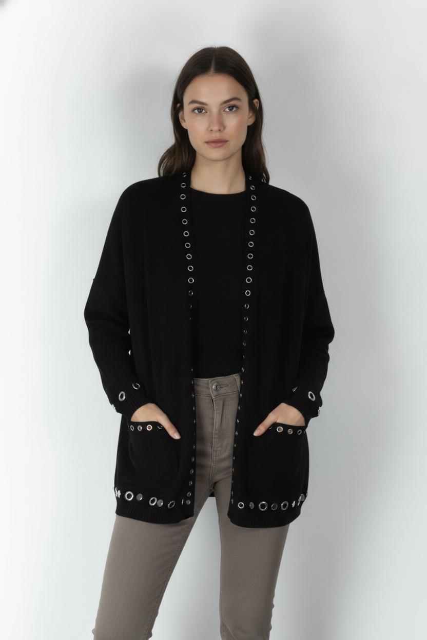 Cardigan Noir - Taille M/38 de la marque Maje | PARAD106207 - Vendu par Paradigme - Image 1