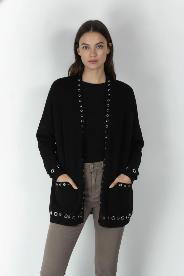 Cardigan Noir - Taille M/38 de la marque Maje | PARAD106207 - Vendu par Paradigme - Image 1