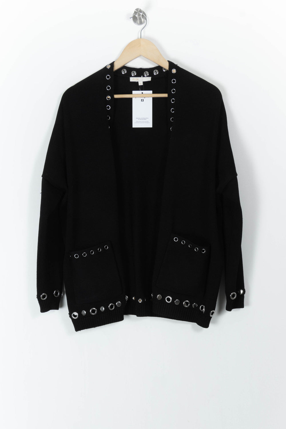 Cardigan Noir - Taille M/38 de la marque Maje | PARAD106207 - Vendu par Paradigme - Image 2