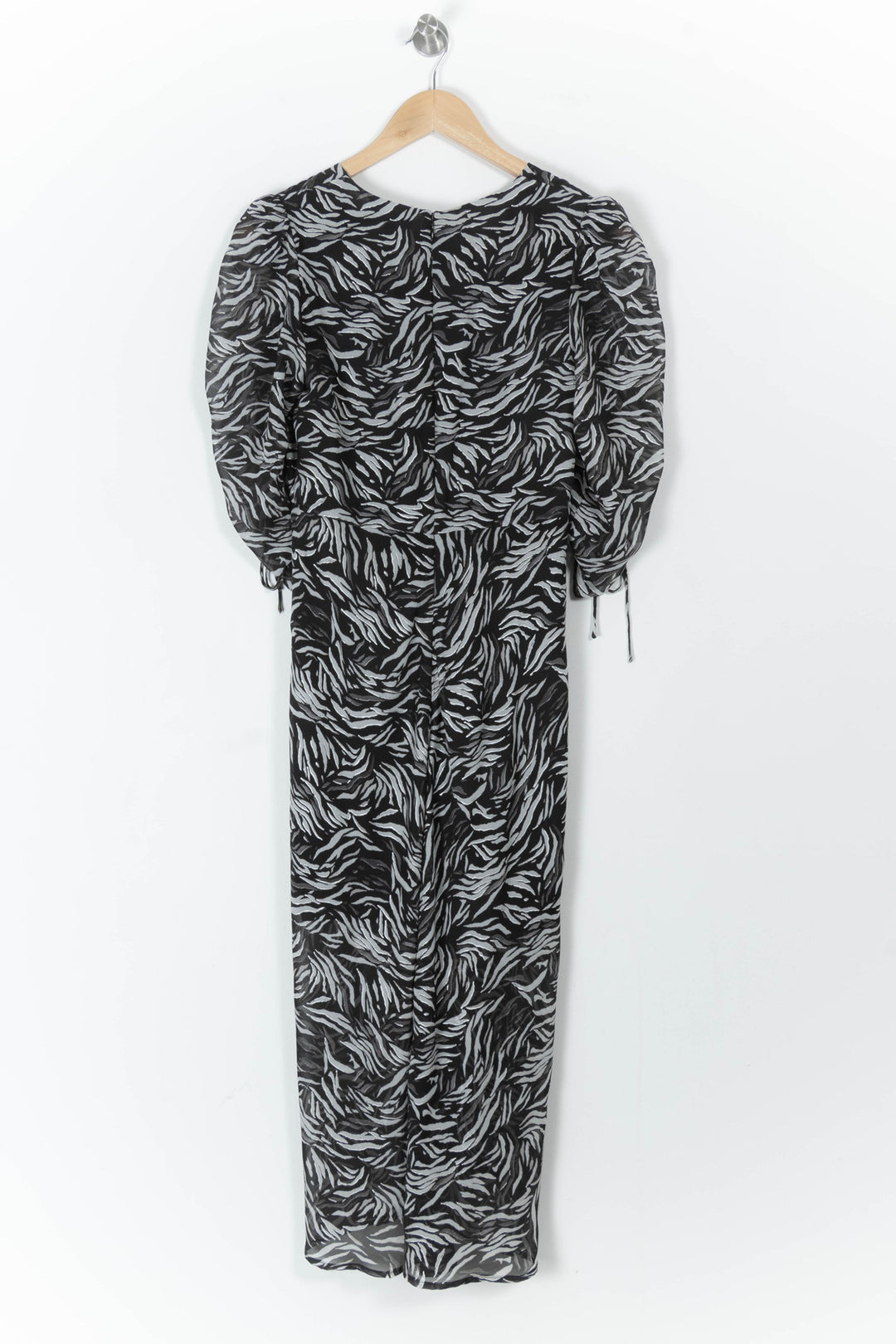Robe Midi Noire et Blanche - Taille M/38 de la marque The Kooples | PARAD106209 - Vendu par Paradigme - Image 4
