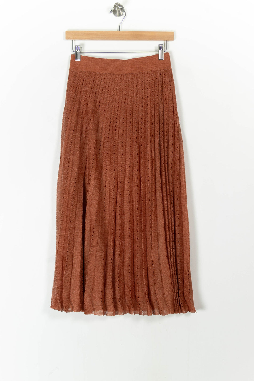 Jupe Plissée Orange - Taille M/38 de la marque Petite Mendigote | PARAD106220 - Vendu par Paradigme - Image 4