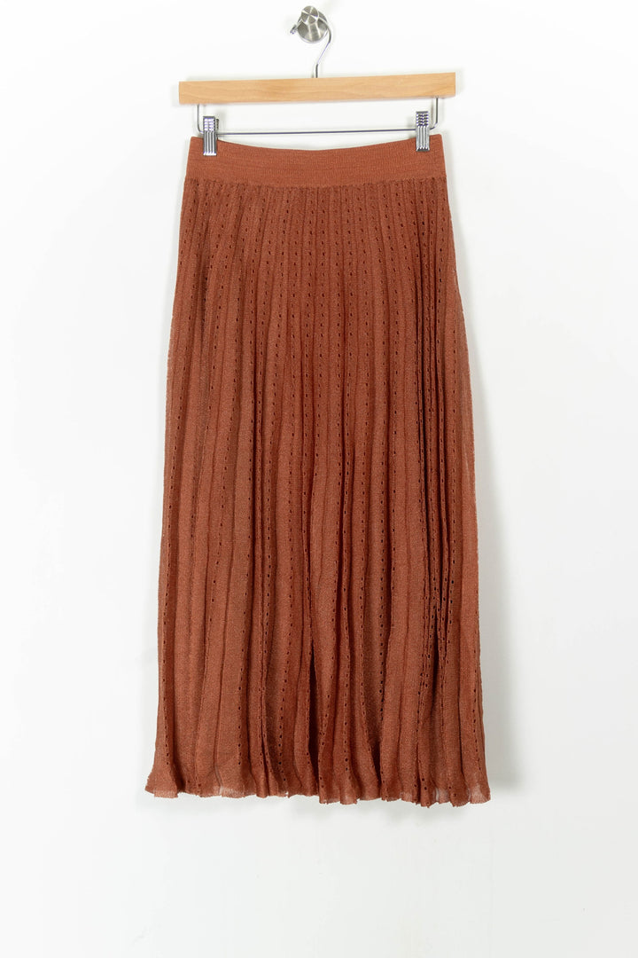 Jupe Plissée Orange - Taille M/38 de la marque Petite Mendigote | PARAD106220 - Vendu par Paradigme - Image 2