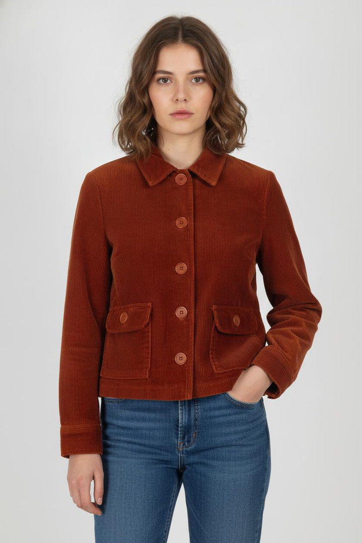 Veste Orange - Taille S/36 de la marque La Fée Maraboutée | PARAD106222 - Vendu par Paradigme - Image 1