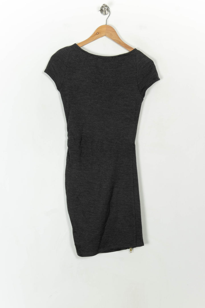 Robe Courte Grise - Taille S/36 de la marque Maje | PARAD106223 - Vendu par Paradigme - Image 5