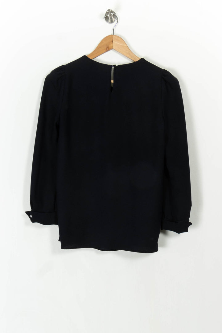 Blouse Bleue - Taille S/36 de la marque Claudie Pierlot | PARAD106224 - Vendu par Paradigme - Image 4