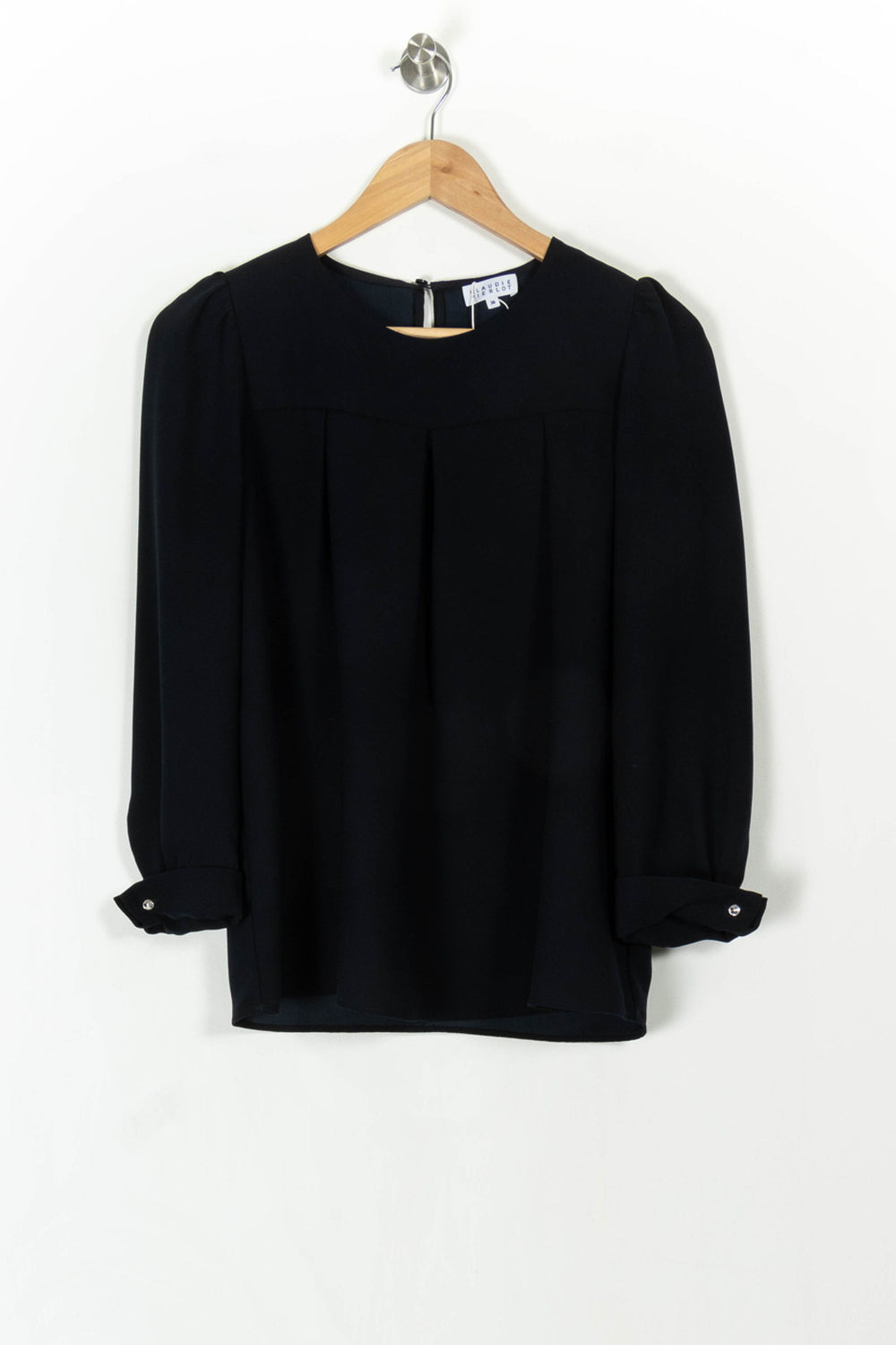 Blouse Bleue - Taille S/36 de la marque Claudie Pierlot | PARAD106224 - Vendu par Paradigme - Image 2