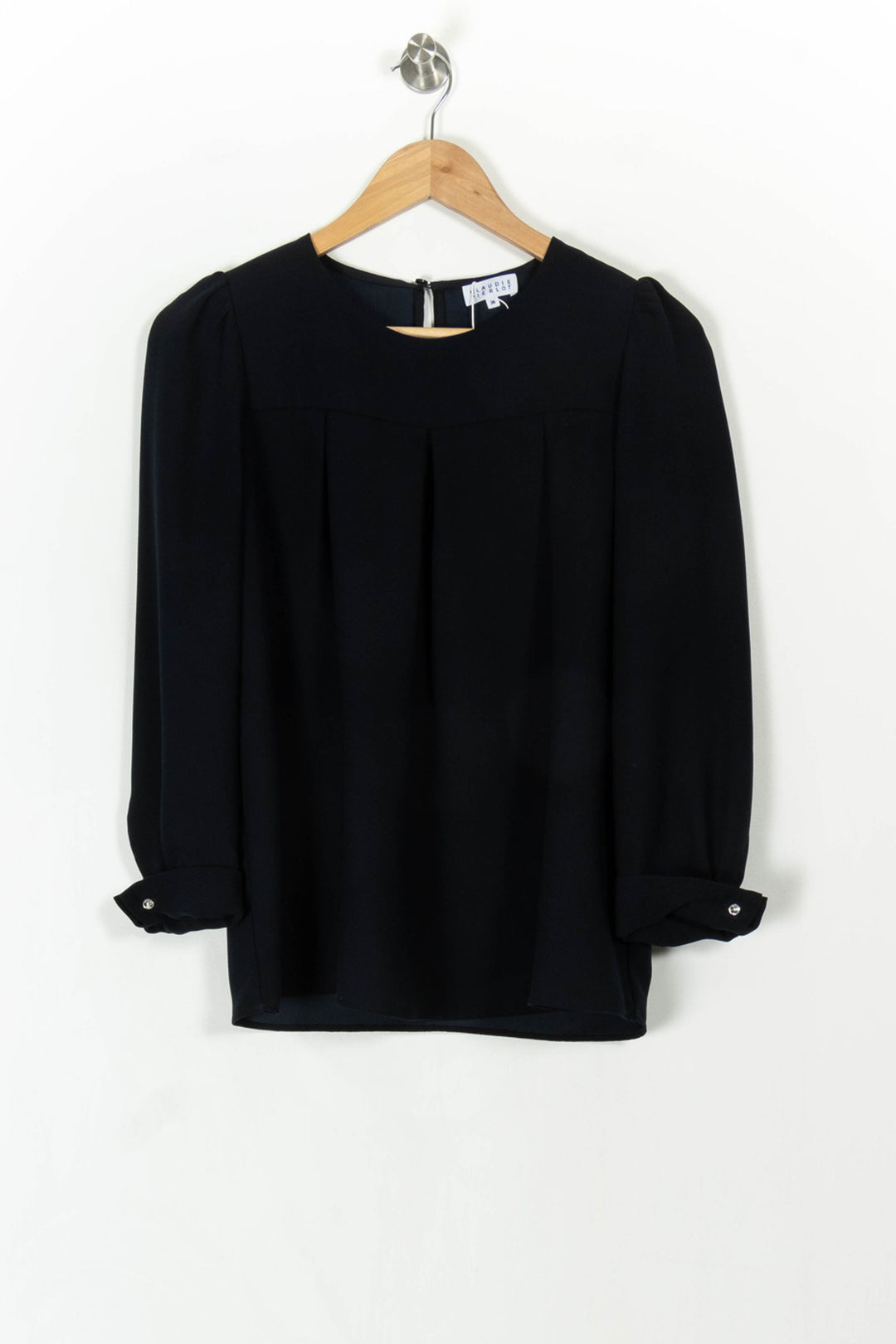 Blouse Bleue - Taille S/36 de la marque Claudie Pierlot | PARAD106224 - Vendu par Paradigme - Image 2