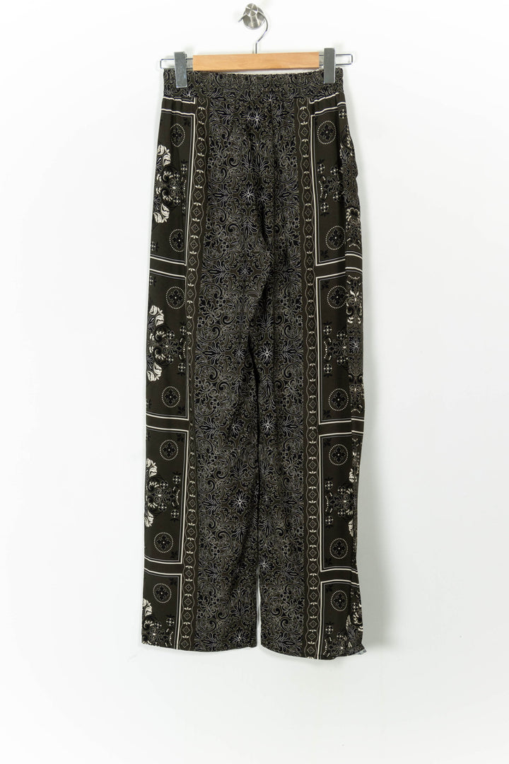 Pantalon Large Noir et Blanc - Taille S/36 de la marque La Fée Maraboutée | PARAD106226 - Vendu par Paradigme - Image 4