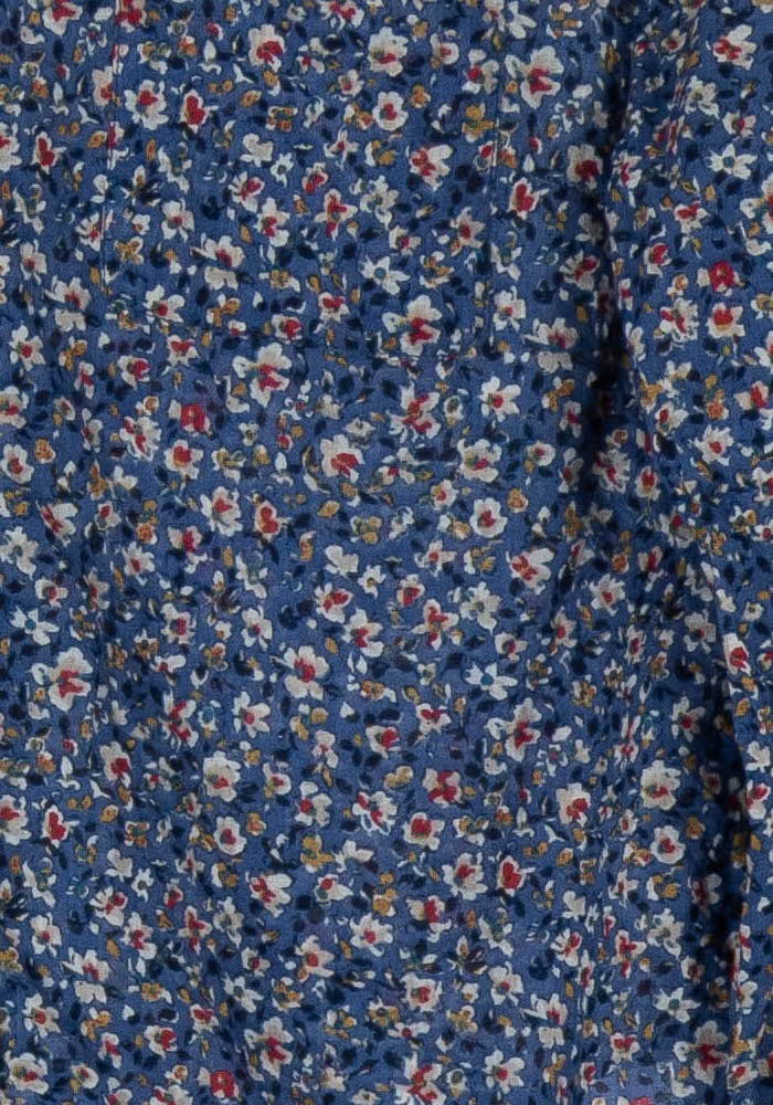 Chemise Fleurie Bleue - Taille S/36 de la marque Caroll | PARAD106227 - Vendu par Paradigme - Image 3