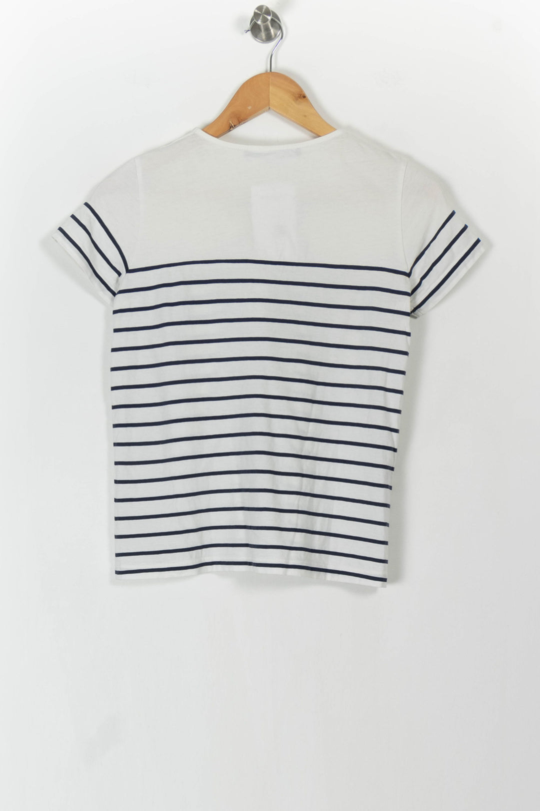 Tee-shirt Blanc et Bleu Marin - Taille XS/34 de la marque Comptoir des Cotonniers | PARAD106230 - Vendu par Paradigme - Image 4