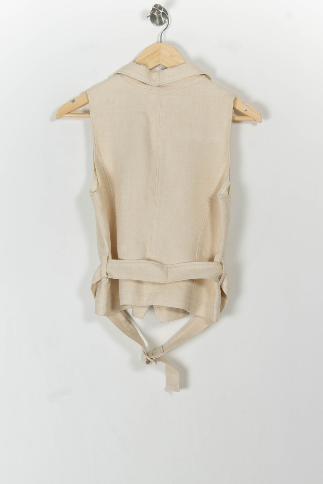 Gilet Sans Manches Beige - Taille S/36 de la marque Maison 123 | PARAD106234 - Vendu par Paradigme - Image 4