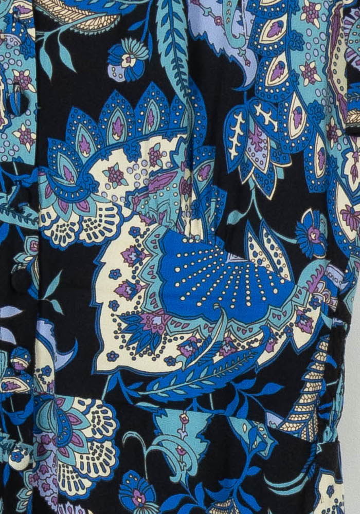 Robe Longue Bleu et Violet - Taille L/40 de la marque La Fée Maraboutée | PARAD106238 - Vendu par Paradigme - Image 3