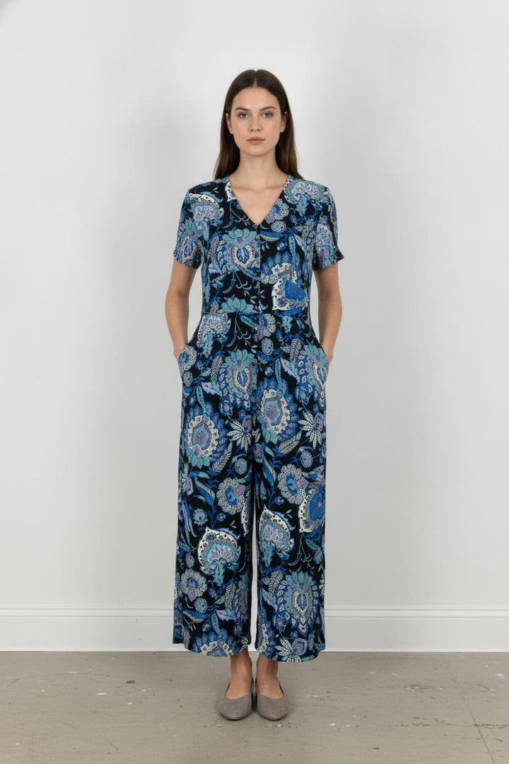 Robe Longue Bleu et Violet - Taille L/40 de la marque La Fée Maraboutée | PARAD106238 - Vendu par Paradigme - Image 1